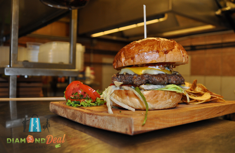 Kézműves hamburger menü 2 fő részére házi limonádéval a Kantin Steak & Burgerben!