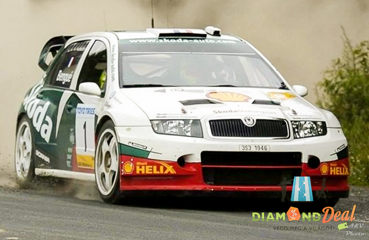 Próbáld ki magad egy igazi rallyautó volánjánál! Vezesd a Skoda WRC-t 3 körön át!