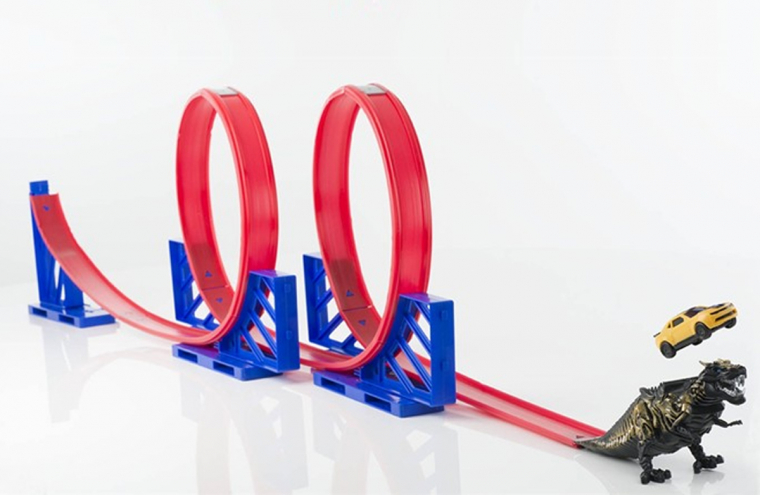 Transformers Grimlock duplahurkos játék szett 1 db felhúzható autóval INGYENES PostaPont kiszállítás