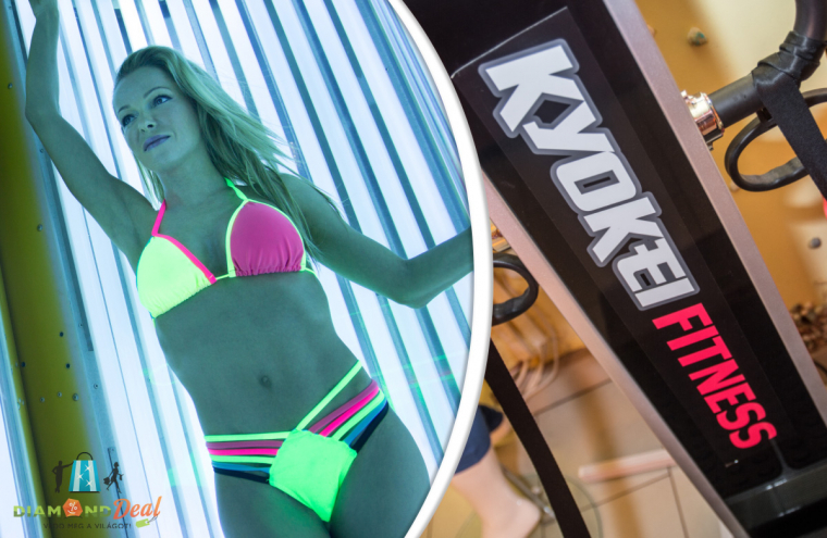 30 perc szolárium bérlet, és 40 perc Kyokei fitness - barnulj és feszesedj!