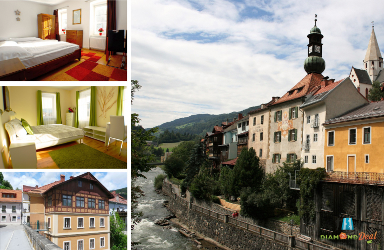 4 nap/ 3 éj szállás Murauban max. 7 fő részére családi apartmanban, önellátással, rengeteg extrával.