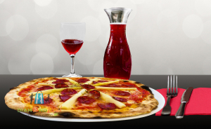 2 kisfröccs választható borból 1 db hagyományos 28 cm-es ízletes pizzával a III. kerületben!