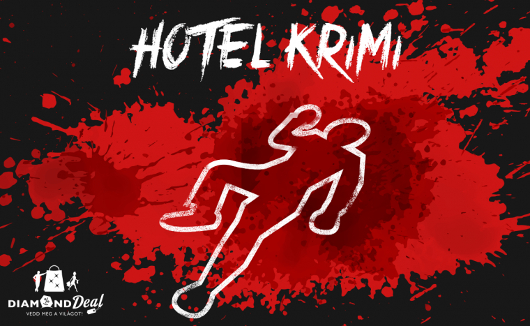 Hotel Krimi, az élő krimi társasjáték 2 vagy 6 fő részére 69 percben!