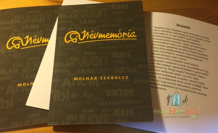 Problémád van a nevekkel? Számolj le vele Névmemória Könyvvel!