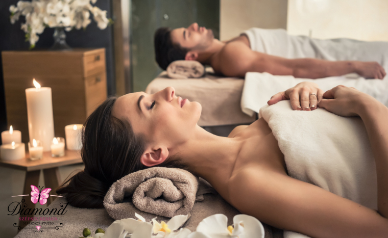 8 kezes, 90 perces páros masszázs, választható illóolajjal, 20.000 Ft értékű kozmetikai utalvánnyal