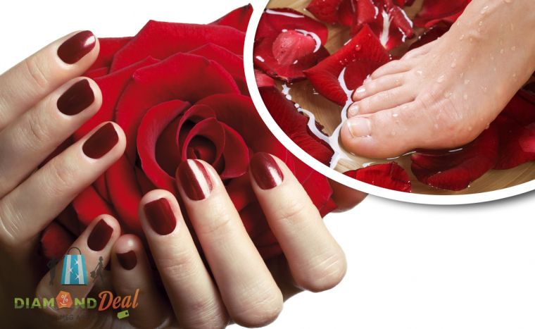 Tündökölj csodás kezekkel: pedikűr, manikűr holttengeri sós bőrradírozással, és gél lakkozással