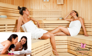 90 perces páros masszázs arcpakolással és 30 perc szaunázás. Csajos wellness pihenés 120 percben!