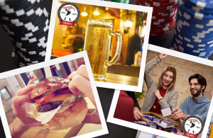 Társasjáték, klasszik hamburger menüvel és sörrel vagy üdítővel a belvárosi Traveler's Bistroban