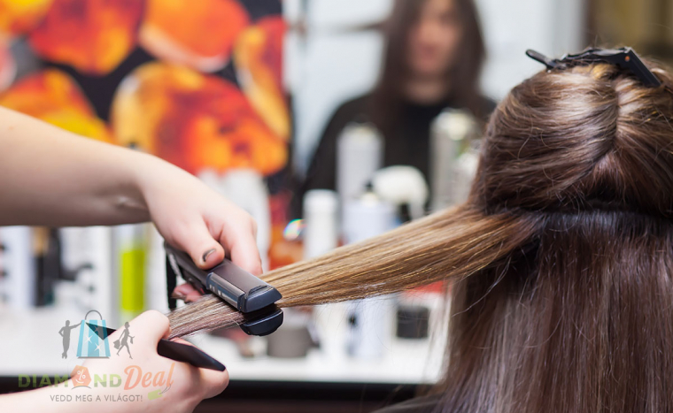 Tápláló, regeneráló Repair Iron infrakezelés hajpakolással, mosással, vágással, szárítással