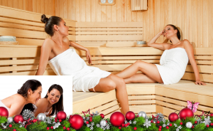 90 perces páros masszázs arcpakolással és 30 perc szaunázás. Csajos wellness pihenés 120 percben!