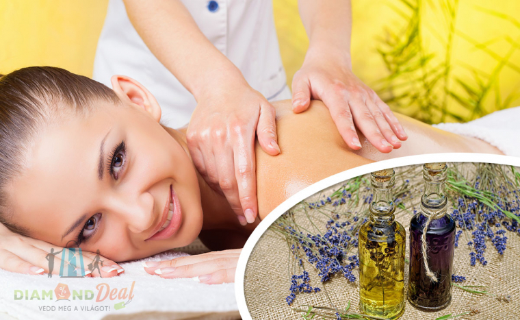 60 perces gyógyhatású, levendulaolajos masszázs, teljes testre