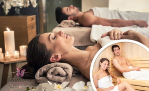 8 kezes páros masszázs, wellness, pezsgő és csokoládé! A tökéletes ajándék párban érkezőknek!