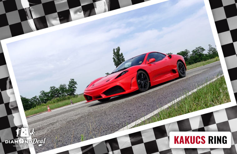 Ferrari F430 Replica élményvezetés a Kakucs Ringen