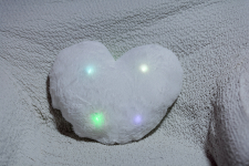 Glow Pillow Szív alakú LED Párna