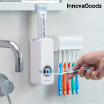 InnovaGoods Home Houseware fogkrém adagoló és fogkefe tartó