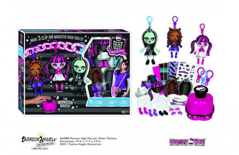 Monster High 3D táskadísz készítő