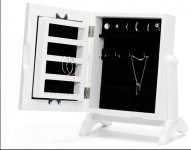 Asztali tükrös ékszertartó szekrény