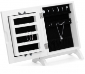 Asztali tükrös ékszertartó szekrény