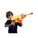 Játék gépfegyver hab lövedékekkel