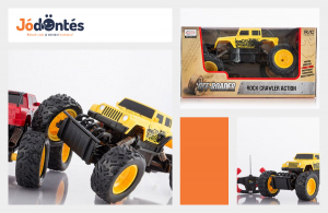 Monster Truck távirányítós terepjáró - sárga színben