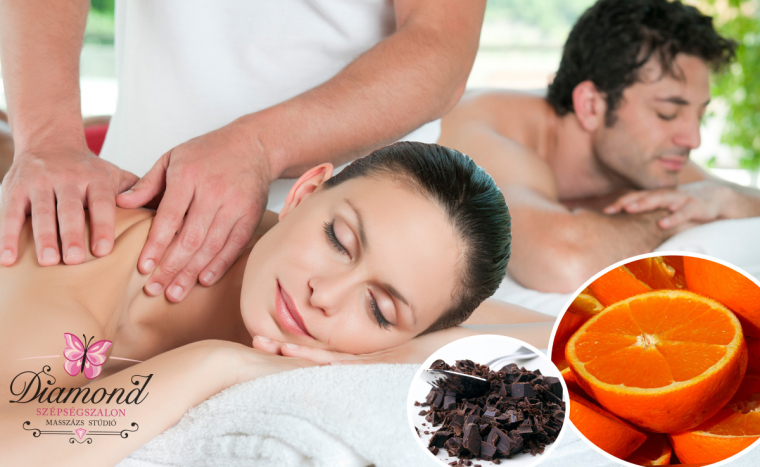 Relaxációs csoki-narancs illóolajos páros masszázs 90 percben, az Oktogonnál. Gyertek kipróbálni!