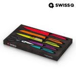 6 darabos Swiss Q High Quality rozsdamentes acél késkészlet