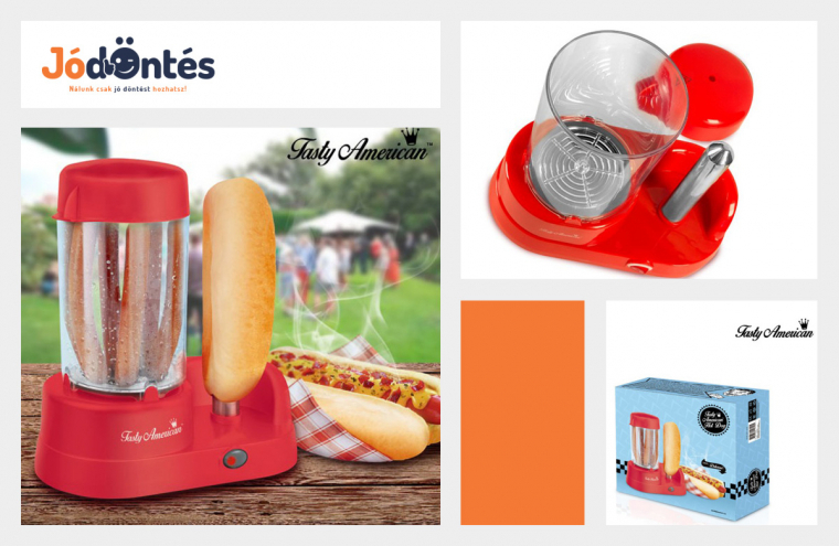 Appetitissime Tasty American Hot dog készítő gép