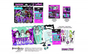 Monster High matricás album 28 db matricával