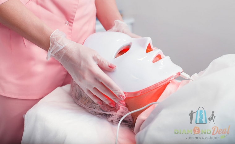 anti aging fényterápiás maszk satin naturel anti aging