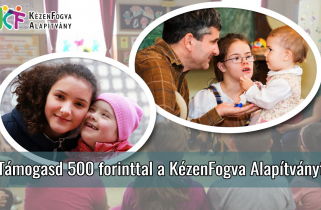 Támogasd 500 forinttal a KézenFogva Alapítvány működését!
