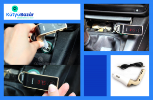 Autós 4 az 1-ben Bluetooth FM Transmitter