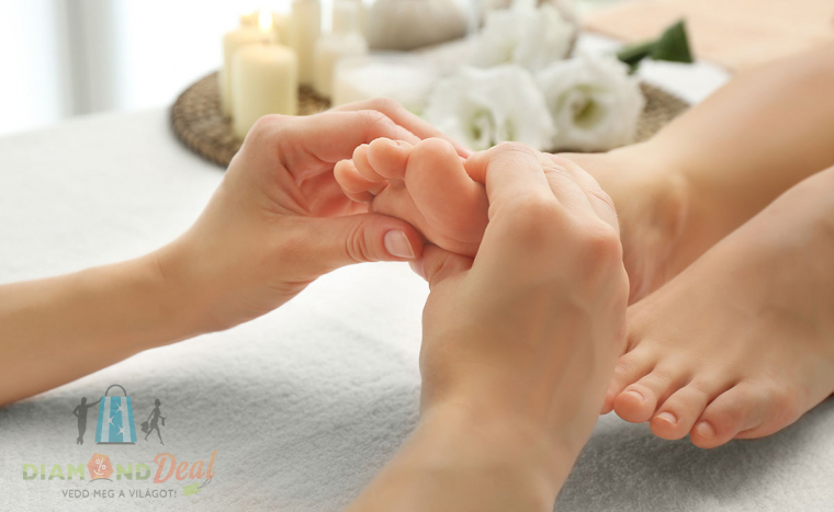 30 perc talpmasszázs, gyógypedikűrrel + AJÁNDÉK paraffinos kézápolás, Pest belvárosában!