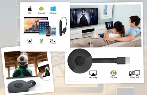 Iron Cast vezeték nélküli HDMI adapter - HD felbontás, gyors csatlakozás