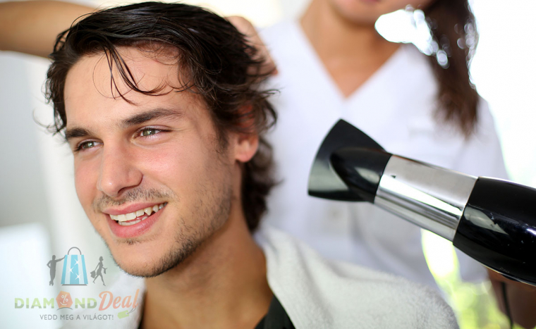 Férfi hajvágás mosással szárítással frissítő fejmasszázzsal 10:00-14:00 között a Blahánál