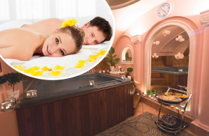 90 perces Baunti páros masszázs + 2 óra wellness, pezsgő, csoki! Édes mennyország Nektek!