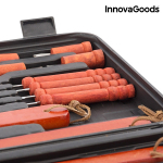Barbecue bőrönd - 18 nélkülözhetetlen grill eszköz bőröndbe rendezve