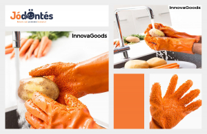 InnovaGoods gyümölcs & zöldség tisztító és hámozó kesztyű