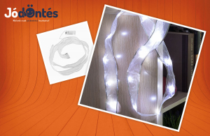 Organza LED füzér (15 LED)
