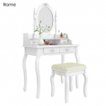 Tükrös fésülködő asztal székkel - Rome