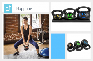 Kettlebell szett, 3 db-os