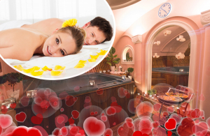 90 perces Baunti páros masszázs + 2 óra wellness, pezsgő, csoki! Édes mennyország Nektek!