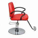 Fodrász szék állítható magassággal, választható piros vagy fekete színben