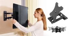Falra rögzíthető, kihajtható TV tartó konzol, 14-42