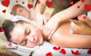 Marokkói fűszeres páros masszázs 120 percben és 90 perc wellness, ajándék csokival és pezsgővel