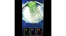 Hőre színváltó LED zuhanyfej