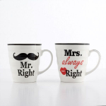 Mr. Right & Mrs. Always Right bögrék