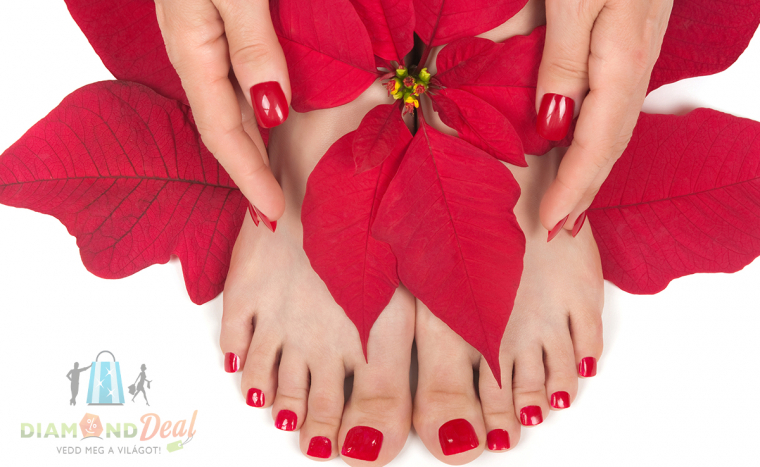 Géllakkozás kézre-lábra, teljes manikűrrel, mini pedikűrrel, hétköznap 9-16-óra között, a Keletinél