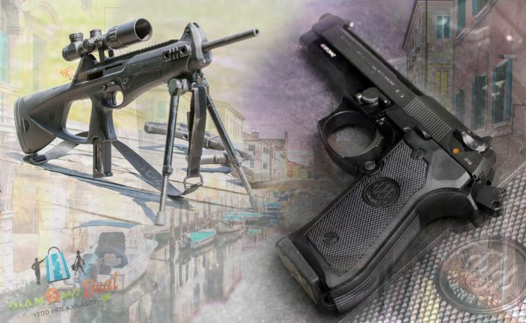 45 lövésen keresztül tapasztalhatod meg a Beretta és Silma gyártmányú fegyverek hatékonyságát