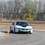 BMW i8 plug-in Hybrid sportautó élményvezetése a Kakucs Ringen