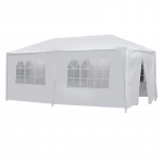 Party sátor fehér színben, 3 méretben